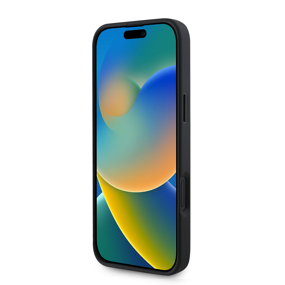 Guess iPhone 16 Plus Orjinal Lisanslı Magsafe PU Deri Bilek Askı İpli Yazı Logolu Telefon Kılıfı Guess iPhone 16 Plus Orjinal Lisanslı Magsafe PU Deri Bilek Askı İpli Yazı Logolu Telefon Kılıfı